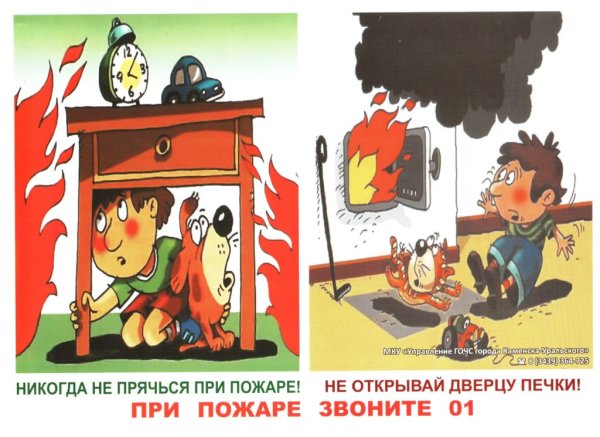 Профилактика пожаров для детей