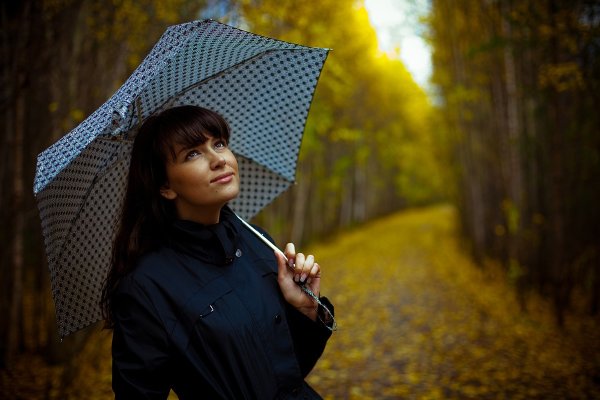 Фотосессия с зонтом