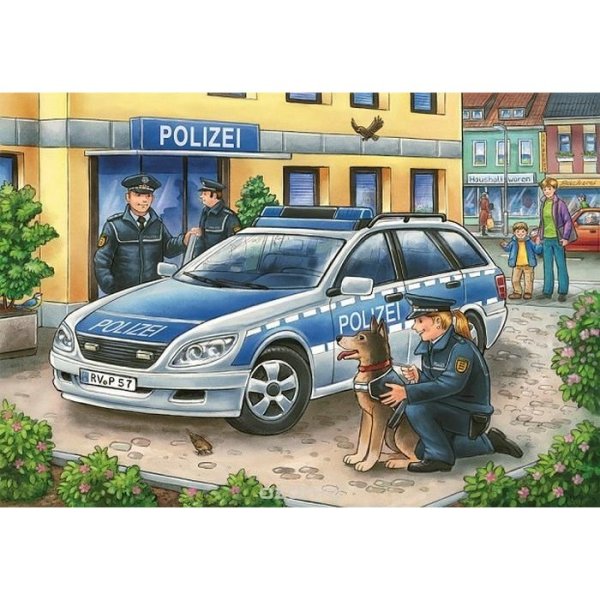 Набор пазлов Ravensburger полицейские и пожарные