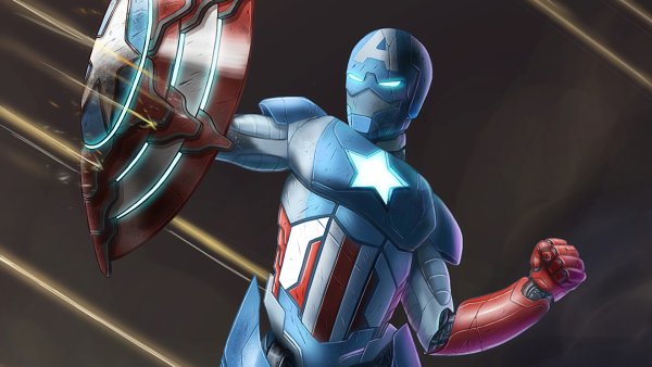 Железный Капитан Америка Marvel