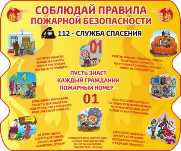 Правила пожарной безопасности