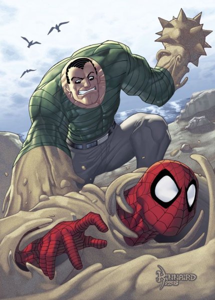 Песочный человек Marvel Comics человек паук