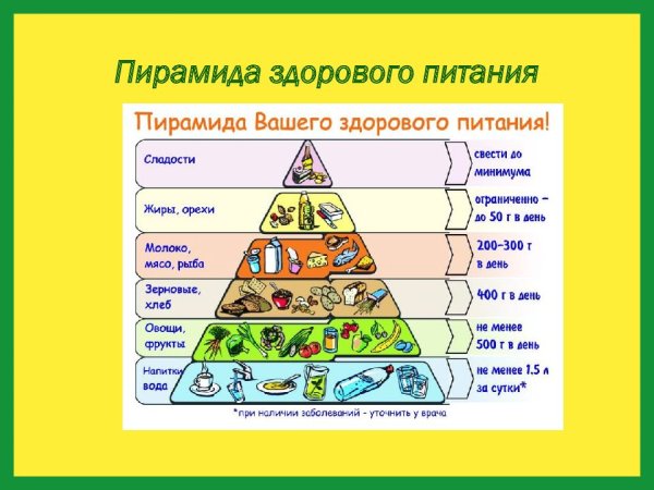 Пирамида питания презентация