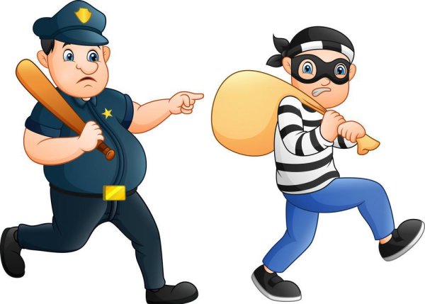 Воря и полиция для детей