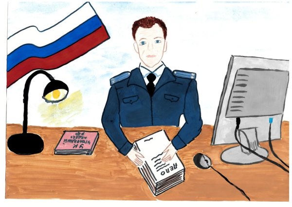 Полицейский глазами детей рисунки