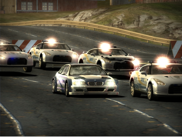 NFS most wanted 2005 погоня