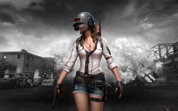 Парень с девушкой PUBG