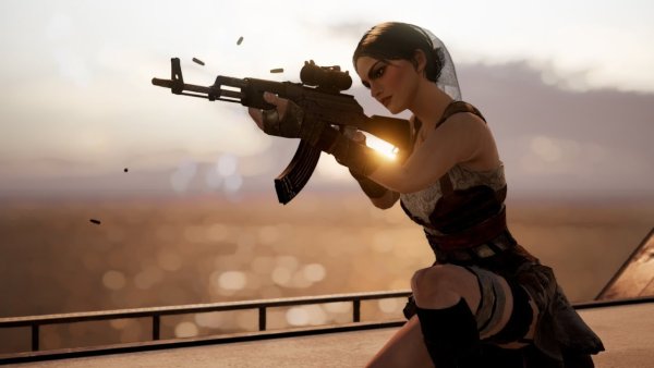 PUBG девушка
