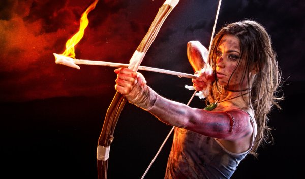 Tomb Raider 2013 стрельба из лука