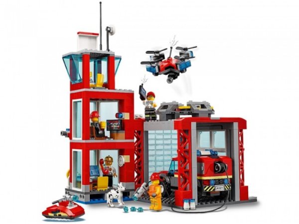 LEGO City Fire пожарное депо 60215