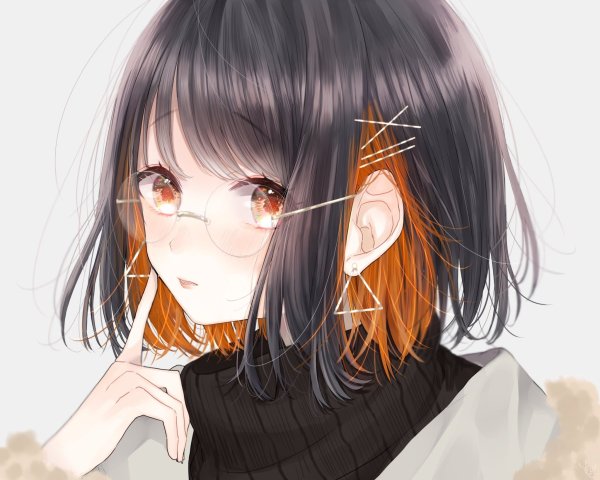 Аниме тянка с каре