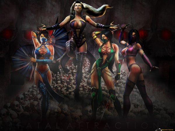Синдел Китана и Милина Mortal Kombat 11