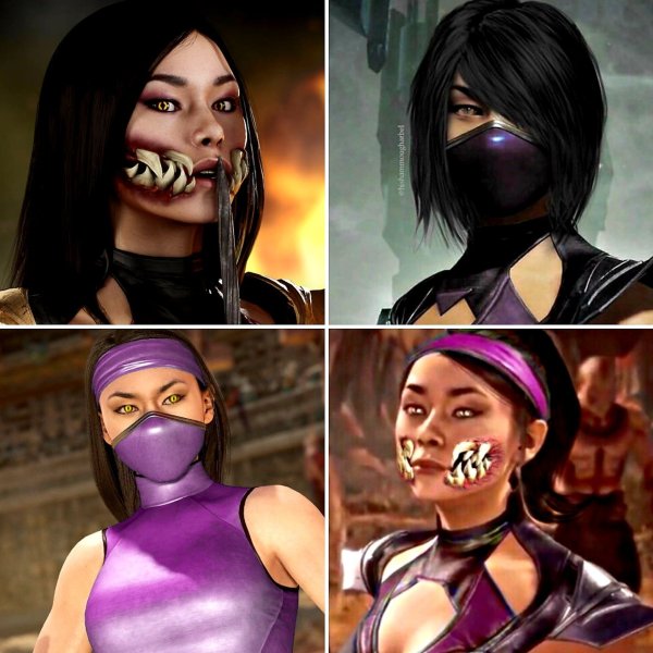 Mortal Kombat Китана и Милина