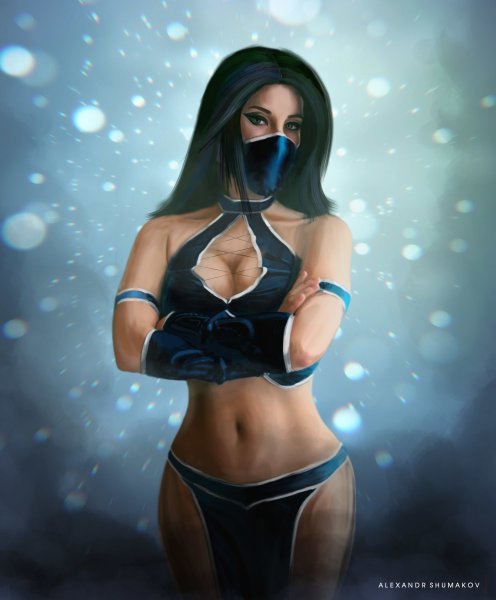 Mortal Kombat Китана арт