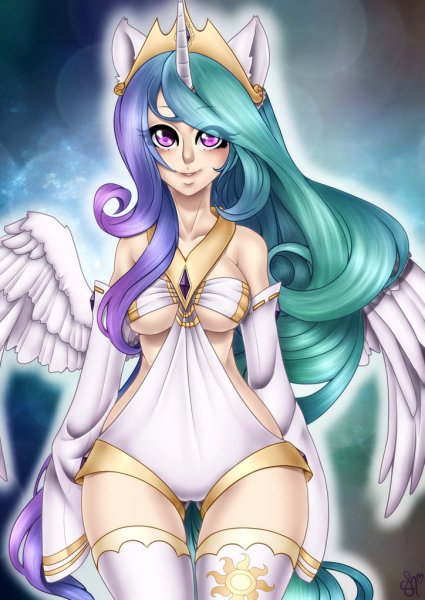 My little Pony принцесса Селестия человек