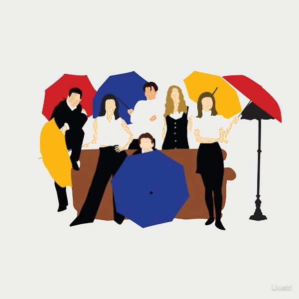 Сериал друзья вектор