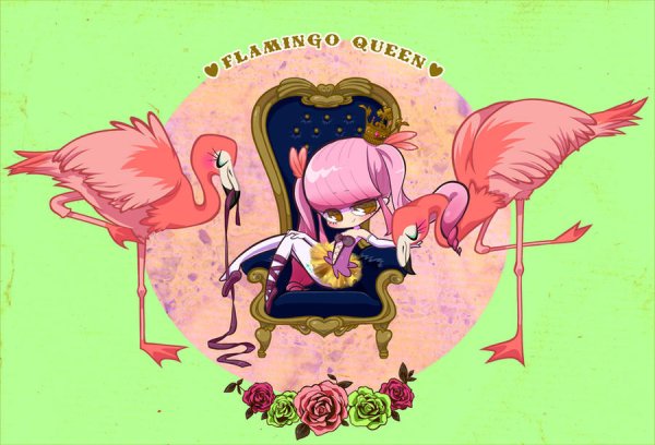 Арты фламинго принцесса (39 фото)