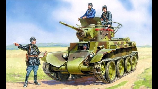 Экипаж танка БТ 7