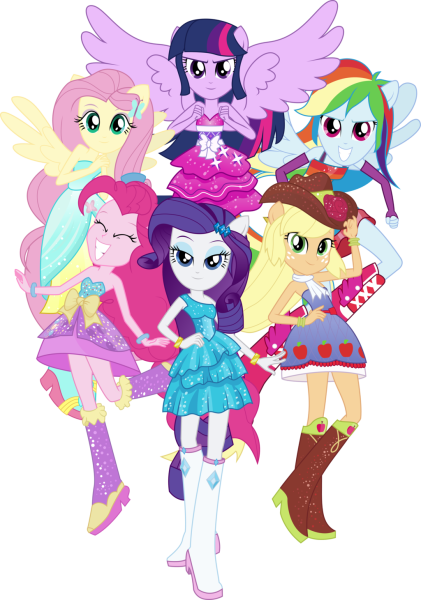 My little Pony девушки из Эквестрии