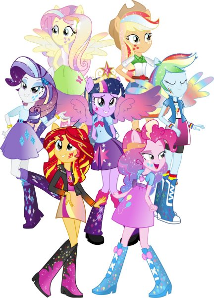 My little Pony девочки из Эквестрии