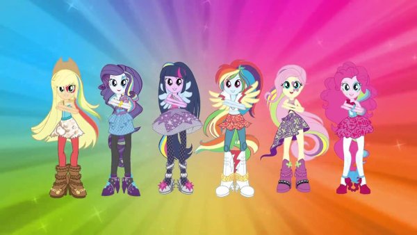 My little Pony девочки из Эквестрии Радужный рок
