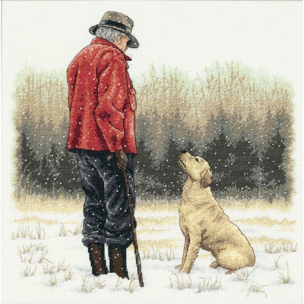 Dimensions набор для вышивания man's best friend (лучший друг человека) 30 х 30 см (35169)
