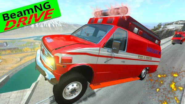 Газель скорая BEAMNG Drive