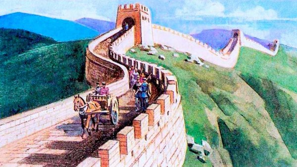 Великая китайская стена Цинь Шихуанди
