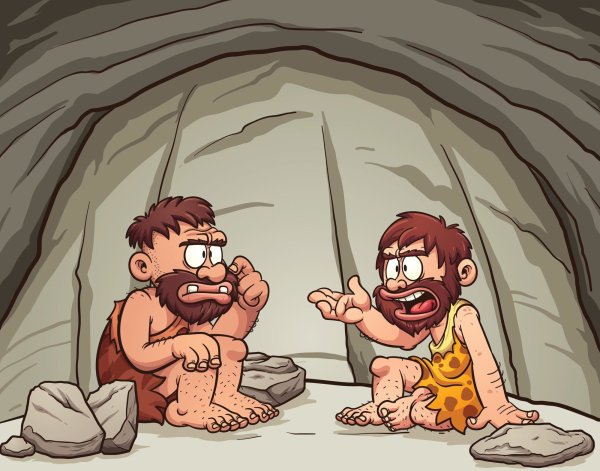 Пещерный человек карикатура