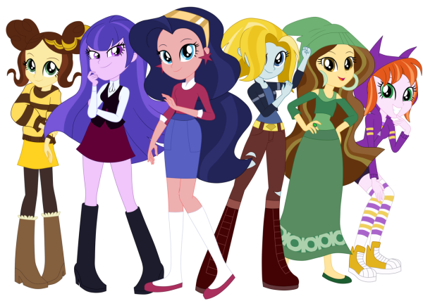 Эквестрия герлз и DC super Hero girls
