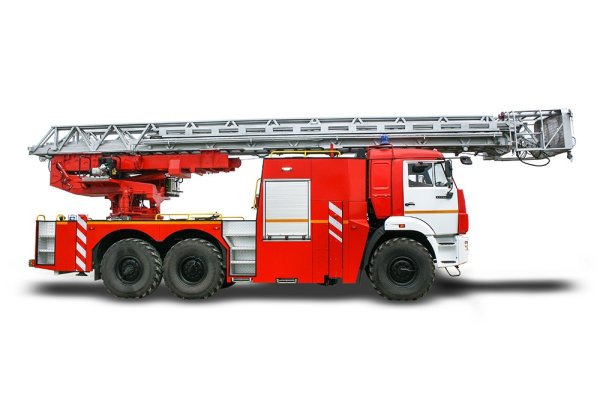 Пожарная автолестница ал-30 КАМАЗ-43502