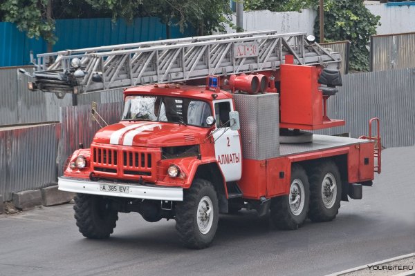 Пожарная автолестница ЗИЛ 30