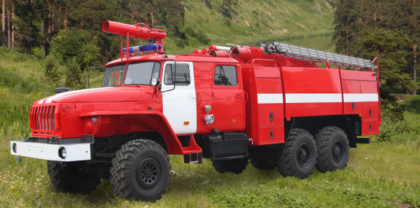 Урал 4320 пожарная автоцистерна