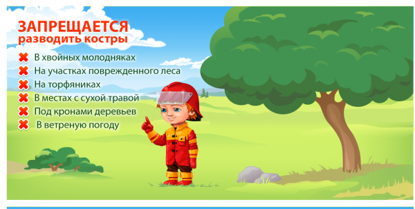 Пожарная безопасность в лесу для детей