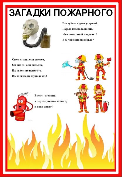 Пожарная безопасность для детей
