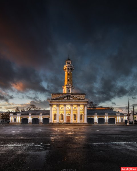 Город Кострома пожарная каланча
