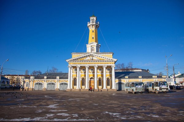 Пожарная каланча Кострома достопримечательности Костромы