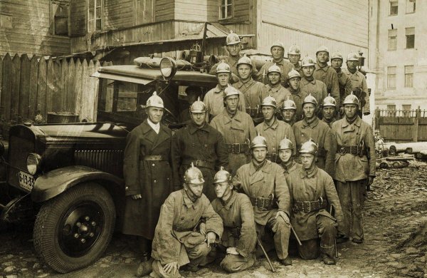 Пожарная команда Царская Россия 1907