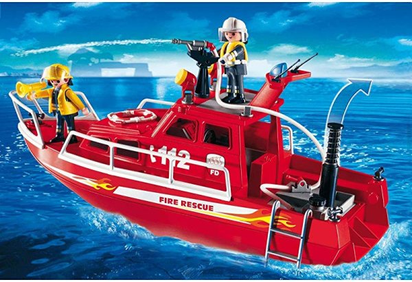Playmobil пожарный катер