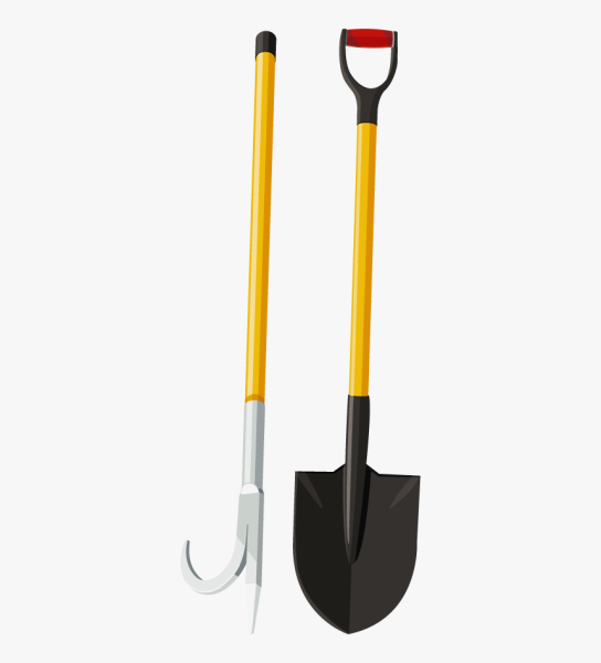 Fiskars лопата вектор