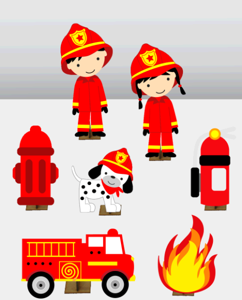 Картинки пожарная машина для аппликации (43 фото)