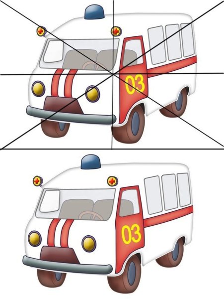 Разрезные машинки для детей