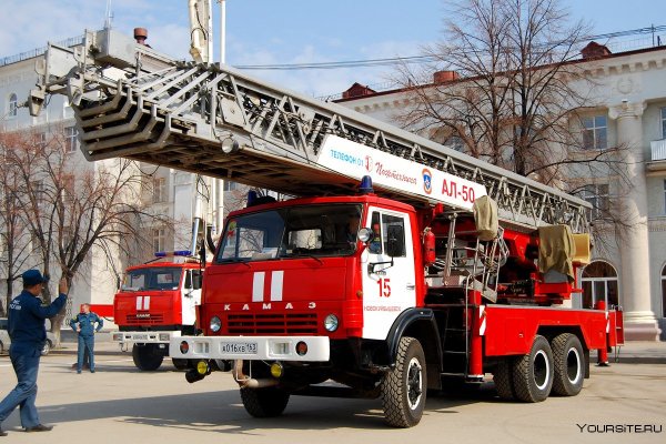 Пожарная автолестница ал-52 (КАМАЗ-65201)-130вр