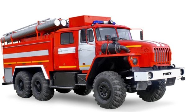 Урал 5557 пожарная автоцистерна
