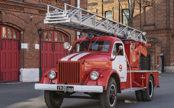 Пожарная автолестница ГАЗ 51