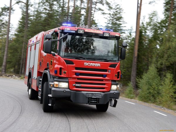 Пожарная машина Scania p310