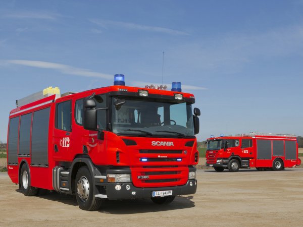 Пожарная машина Scania p360