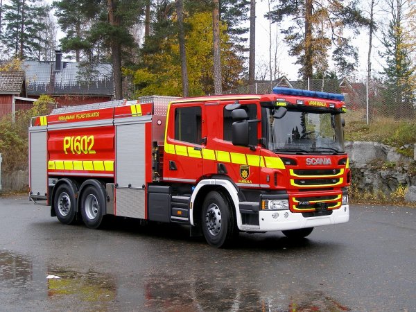 Пожарная машина Scania p300