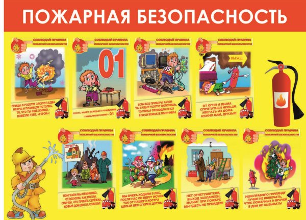 Правила пожарной безопасности для детей в ДОУ
