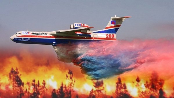 Пожарный самолет МЧС России